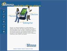 Tablet Screenshot of minosa.com